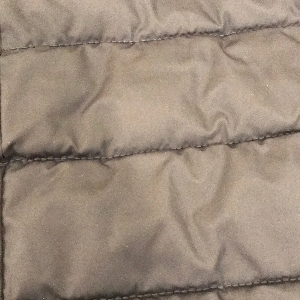 Dark grey puffer vest size M girls